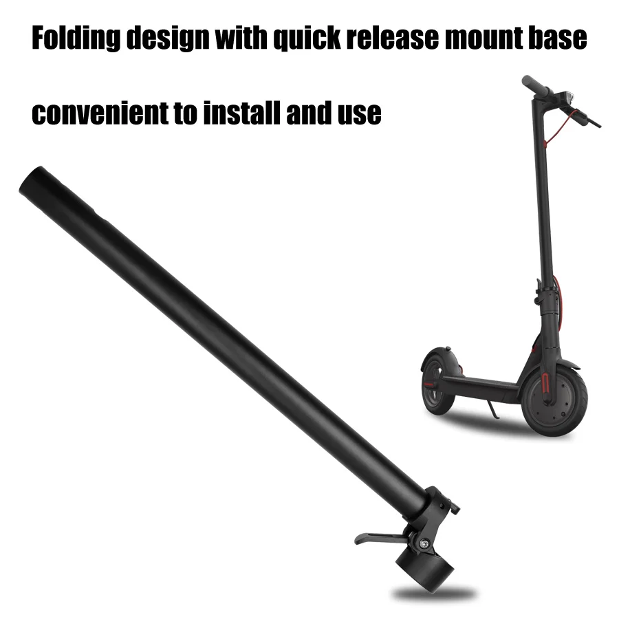 Folding Pole Base Replacement Parts for Xiaomi M365 Electric Scooter black Part Standpipe Folding Pole Stand Accessories