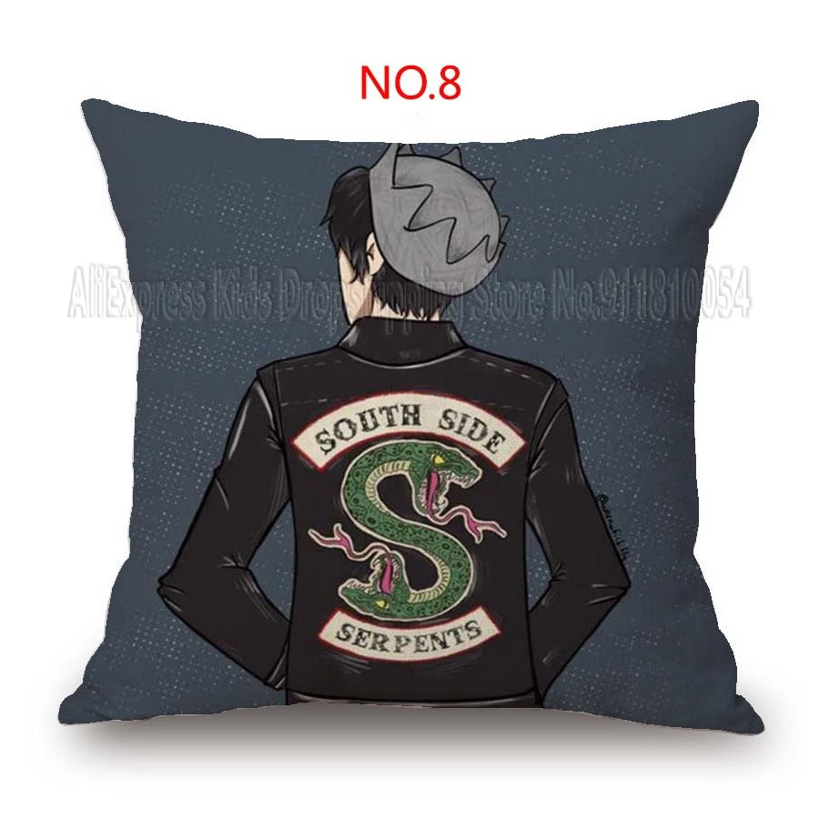 Riverdale Pillow Case Cushion Cover Color Throw Case For Sofa Car Home Decorative Pillowcase Pillow Cover Decoration