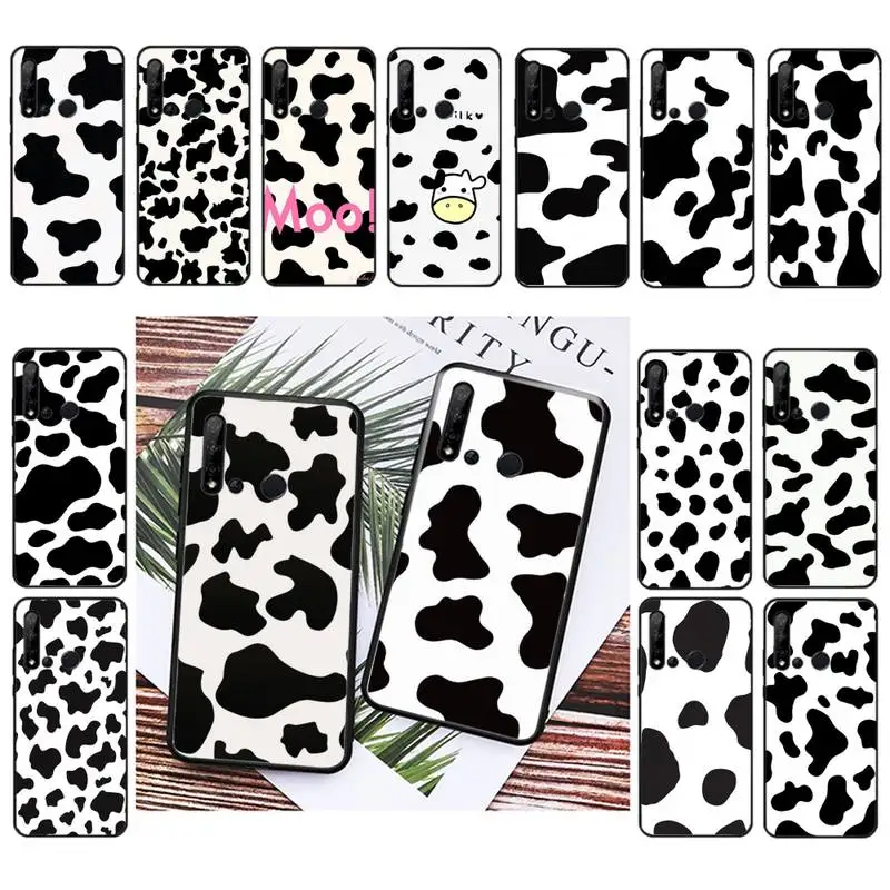 Yinuoda Cow Print Phone Case Cover For Huawei P20 P30 Pro P20 P30 lite P smart Z Y5 Y6 Y7 Y9 Prime 2019