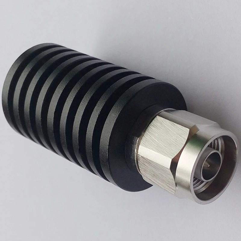 Conector macho rf coax 25w n com pequeno 50 ohm embutido, conector de carga manequim