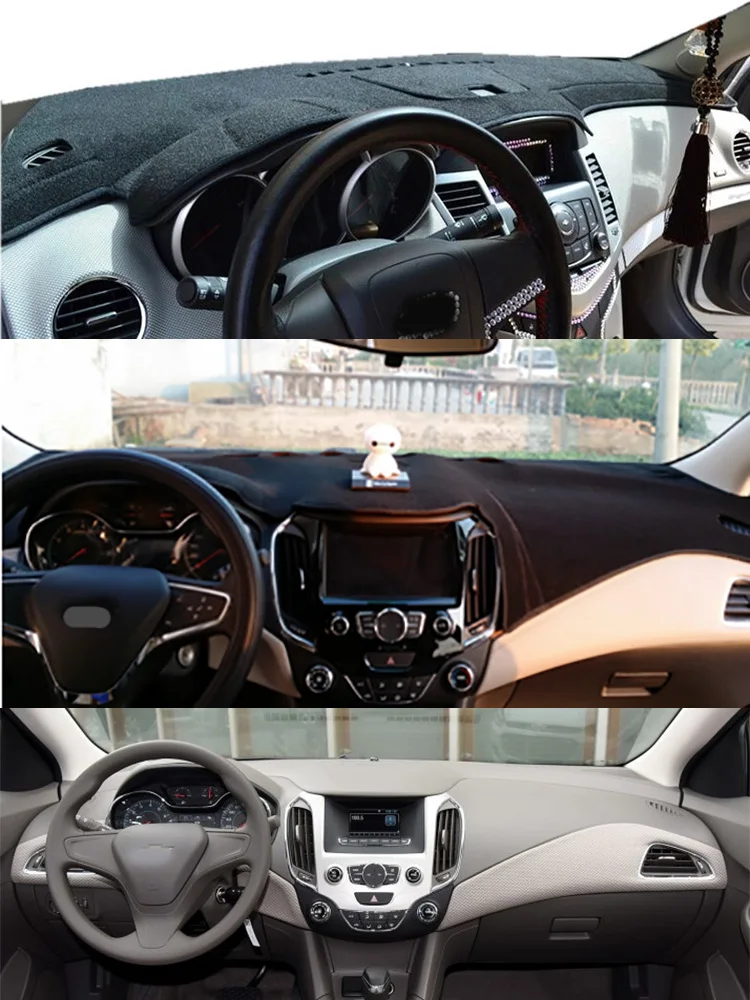 For Chevrolet Chevy Cruze BE CP3 CP7 2015-2018 Dashmat Dashboard Cover Instrument Panel Pad Dash Mat Anti-Dirt Proof Ornaments