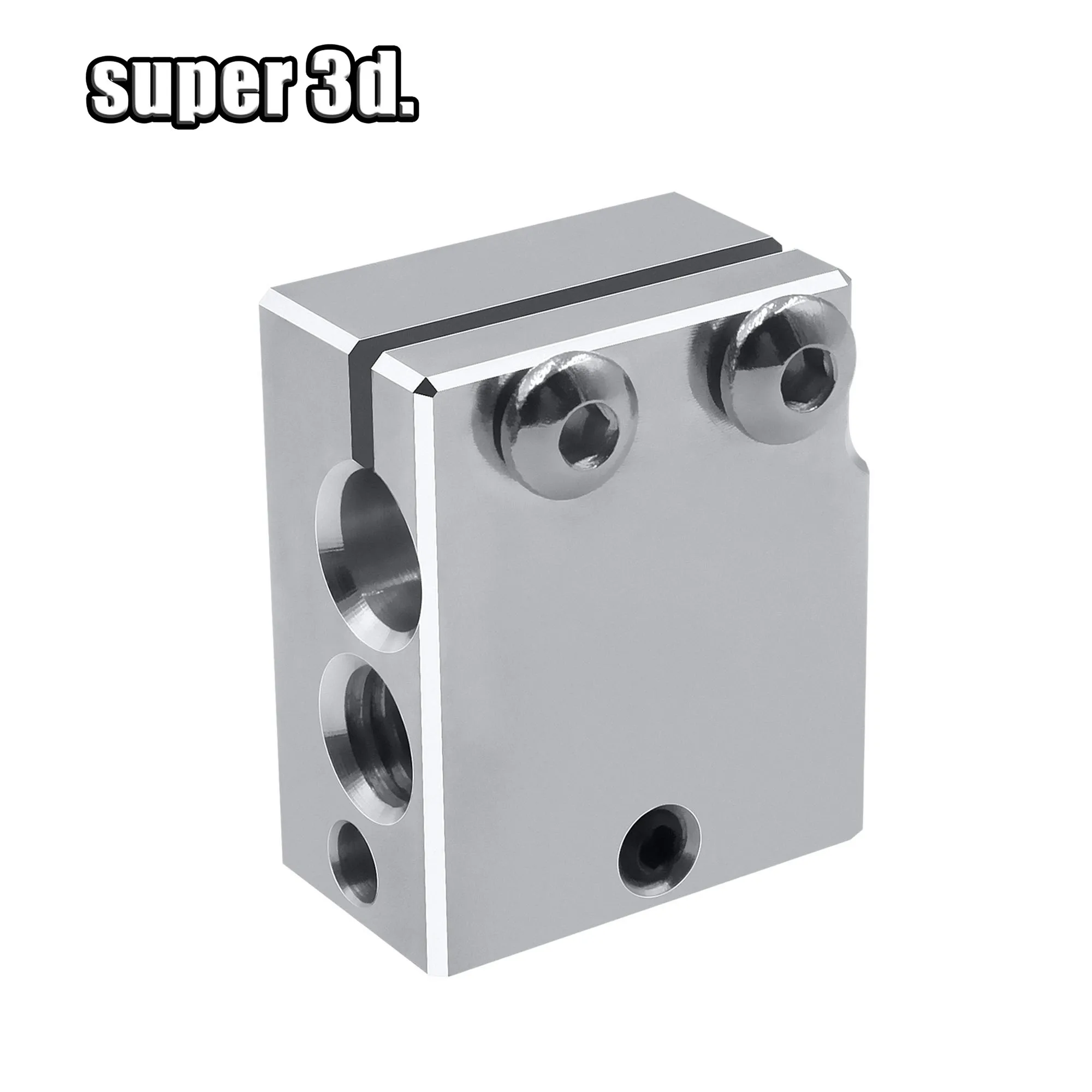 Bloque de calor de aluminio para impresora 3D Volcano Hotend, actualización de 2/1 piezas, PT100, para extrusora Titan