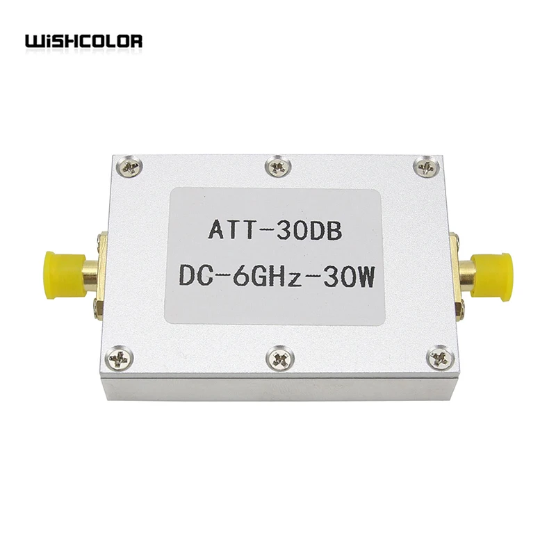 

DC-6GHz 30W 30DB RF Attenuator fixed Attenuator SMA Female + SMA Male SMA Female + SMA Female for Power Meter Spectrum Analyzer