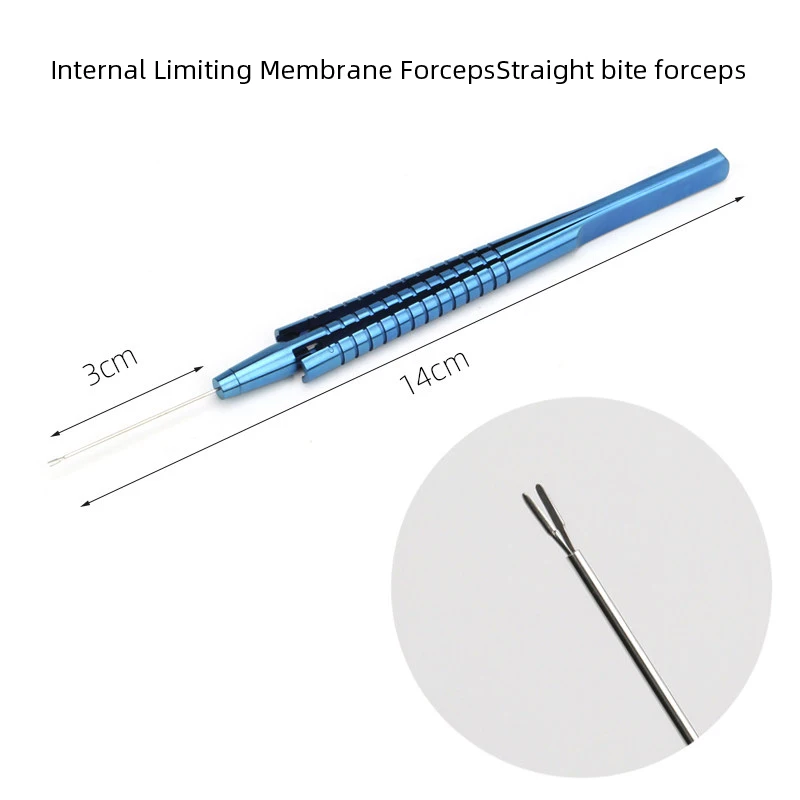 Titanium Alloy Capsulorhexis Tweezer Ophthalmic Forceps 23G Intraocular Virtreo-Retinal Ophthalmic Micro Instruments
