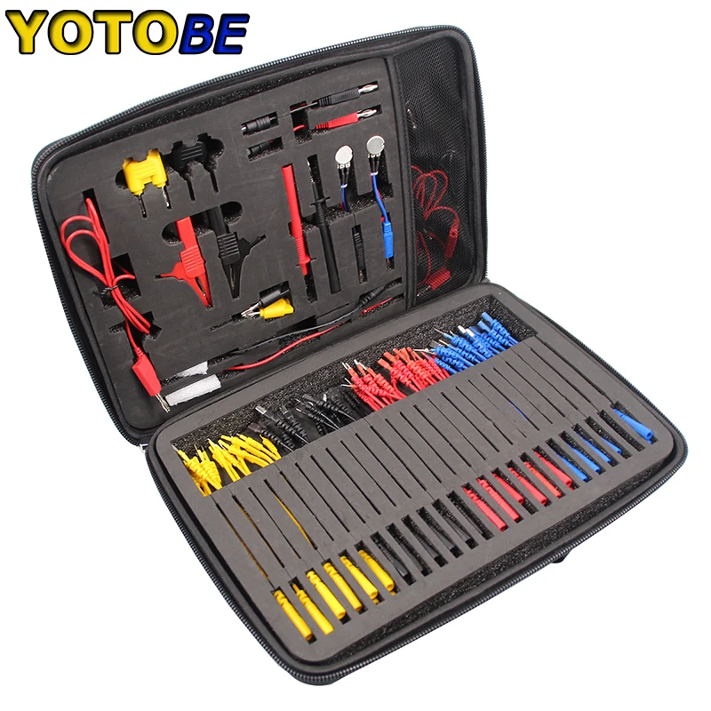 Multimeter Test Lead Kit 92PCS Electronic Tool With Alligator Clip Probe Device