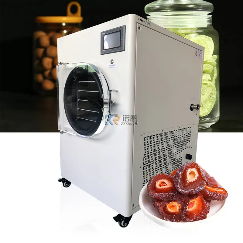 ชา Leaf Freeze เครื่องอบแห้ง Hemp Freeze Lyophilizer พืชขนาดเล็ก Lab สูญญากาศเครื่องอบแห้งผลไม้และผัก