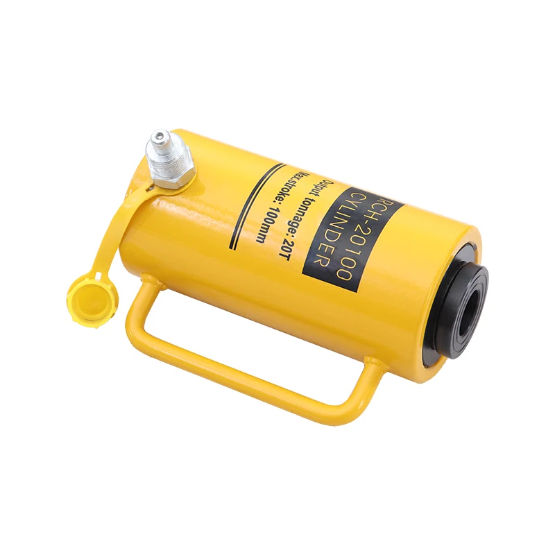 Hollow Hydraulic Cylinder RCH-20100 Hydraulic Jack with Tonnage of 20T, Work Travel of 100mm