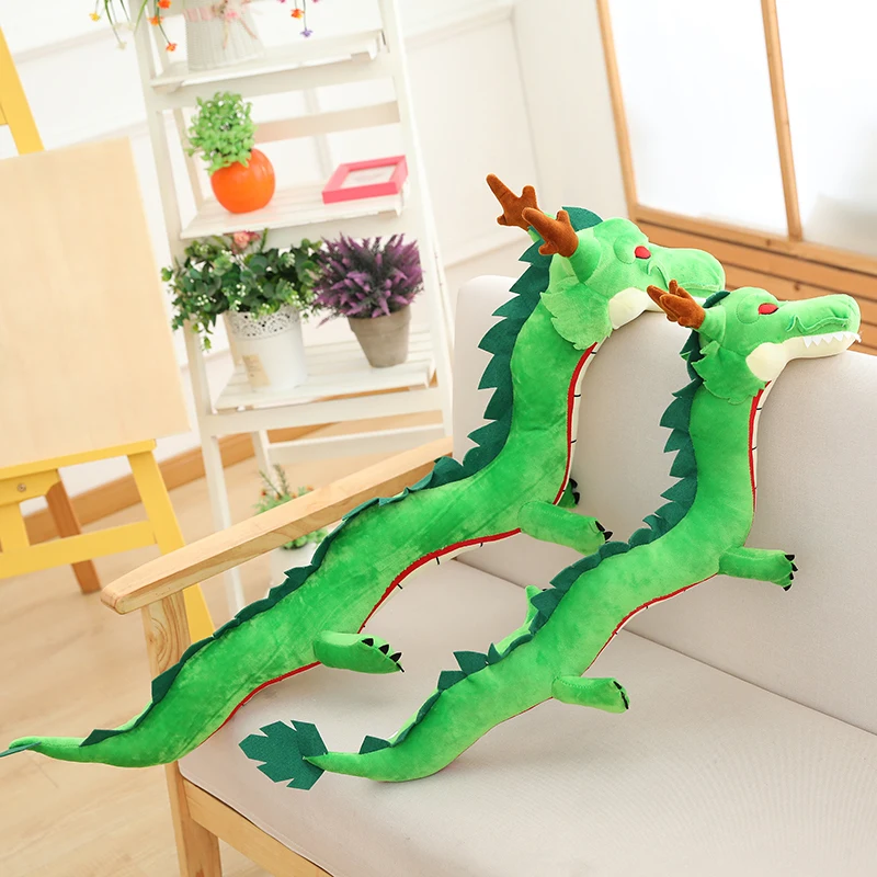 Stofftier Plüsch Drachen 80/100cm Shenron Drachen Anime Erde Drachen Sammeln puppe Wishing Drachen Geburtstag Geschenke Für junge Kinder