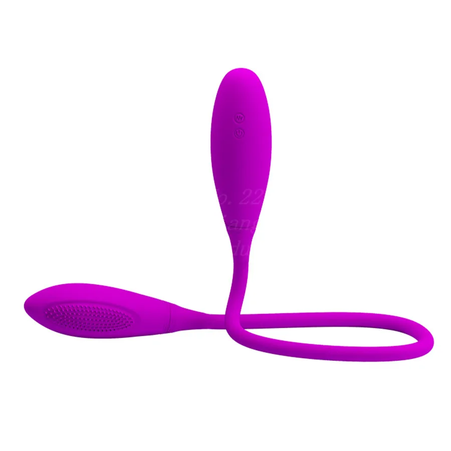 Pretty Love 7 Speed Silicone Snaky Double Vibration,USB Rechargeable,G-spot Vibrator Bullet Adult Sex Products for Couple Toys