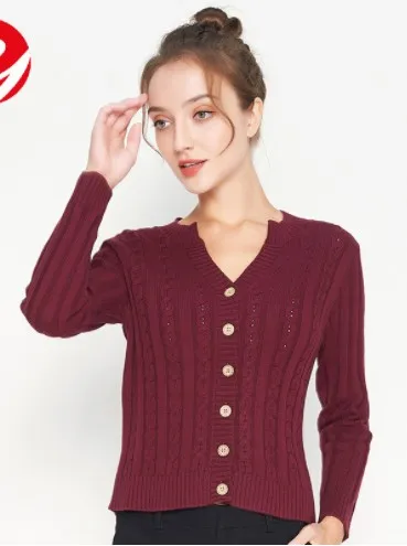 

Spring and autumn large silk cashmere knitted cardigan women's mulberry silk with fashion short twist V-neck lazy short T-shirt