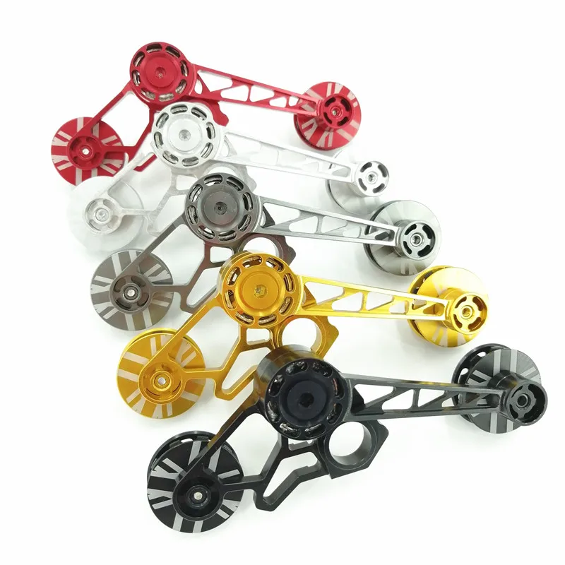 For Brompton Chain Tensioner 2-6 Speed Freewheel Chain Tension Adapter Guide Wheel Tension Device Aluminum Alloy