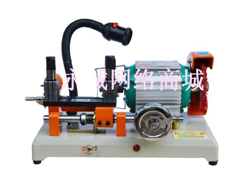 

1PC Key Copy Duplicate Cutting Machine Multi-function RH-2AS Horizontal Locksmith Tools With Brush Lengthen Clamp 220V