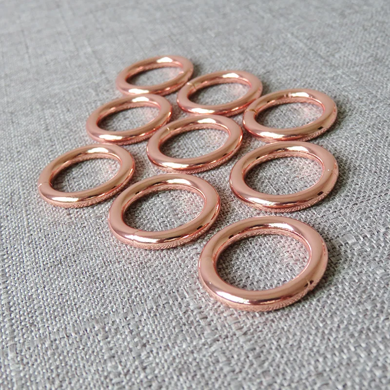 50pcs 15mm 20mm 25mm 32mm metal O ring belt buckle clasp for bag dog pet harness luggage backpack DIY sewing garment accessory