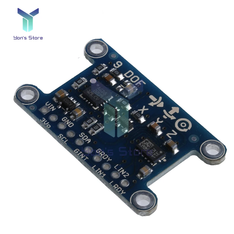 9 محاور IMU L3GD20 LSM303D وحدة 9DOF بوصلة تسارع جيروسكوب رقمي مستشعر لاردوينو 3-5 فولت IIC/SPI بروتوكول لتقوم بها بنفسك عدة