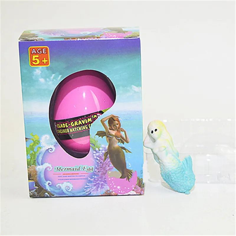 Surprise Blind Box Cartoon Little Fish Mermaid Unicorn Dolls Egg with Action Figure Bigger in the Water Toy Ponies Funny Gift