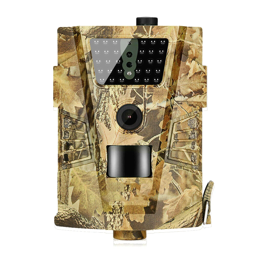 트레일 카메라, 12MP 1080P 사냥 카메라, 850nm IR LED, IP54 방수 야생 동물 사진 트랩, 야간 투시경 HT001B