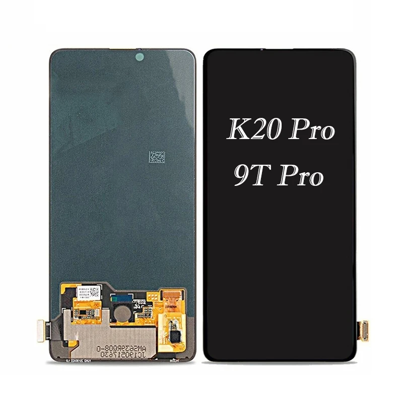 Original Amoled 6.39\'\' For XiaoMi Mi 9T Mi 9T Pro LCD Screens With Fingerprint For TFT Redmi K20 Pro LCD Display Touch Digitizer