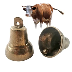 Farm Livestock Cow Horse Sheep Dog Equipment Grazing Thicken Bells Prevent The Loss Pure Copper Crisp Loud Home Hanging Bell