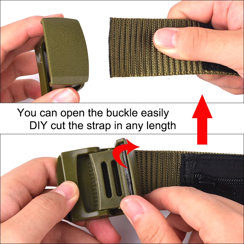 Travel Hidden Cash Anti Theft Waist Belt Outdoor DIY Strap Belt Waist Packs Wallet Hiding Money Belt Length 120cm Width 3.8cm