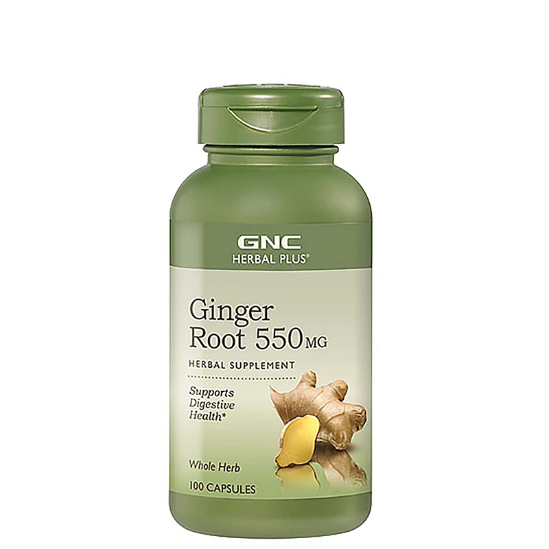 Free shipping herbal plus gingerroot 500mg 100 capsules