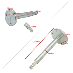 Steering Wheel 3-hole Base Fixing Seat Shaft Is Used for Refitting Kart Self-made Four-wheel Electric Car Steering Accessories