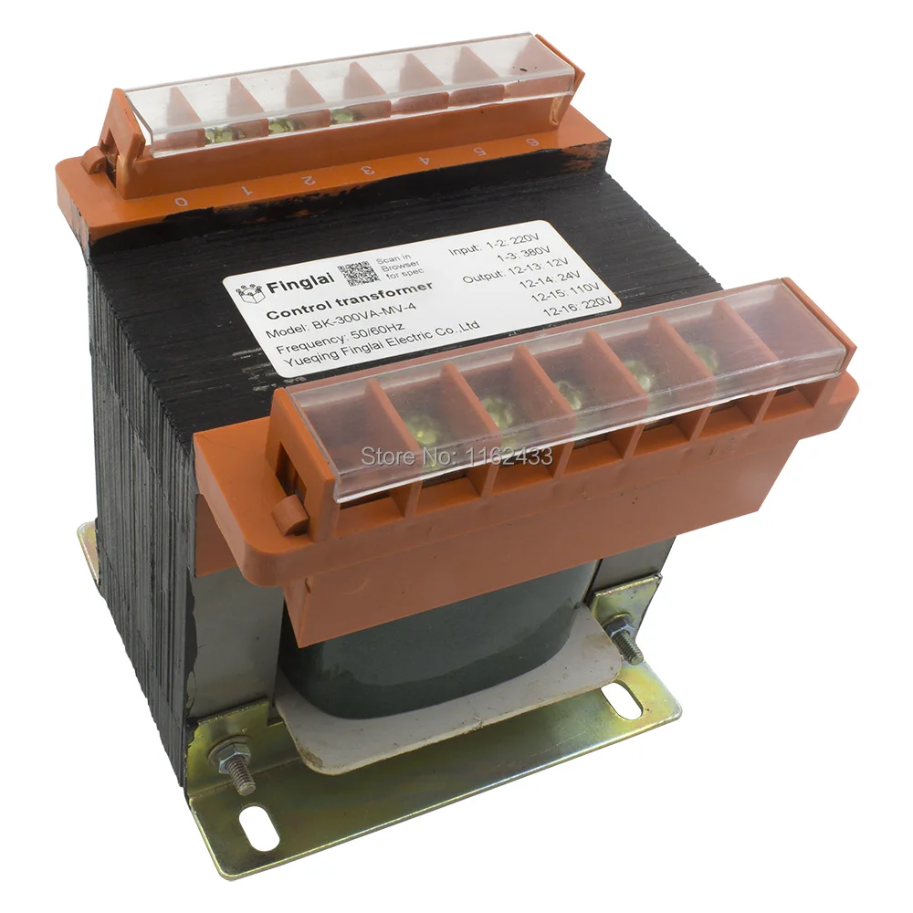 BK-300VA 300W BK type control power transformer 380V/220V input 220V 110V 36V 24V 12V 6.3V 80V output