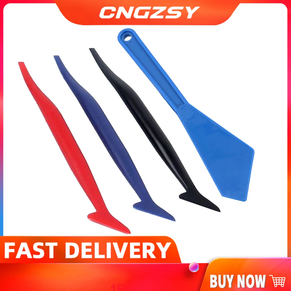 Car Styling Accessories Vinyl Auto Wrap Scraper Window Tint Tools Glue Sticker Long Handle Stick Squeegee B18