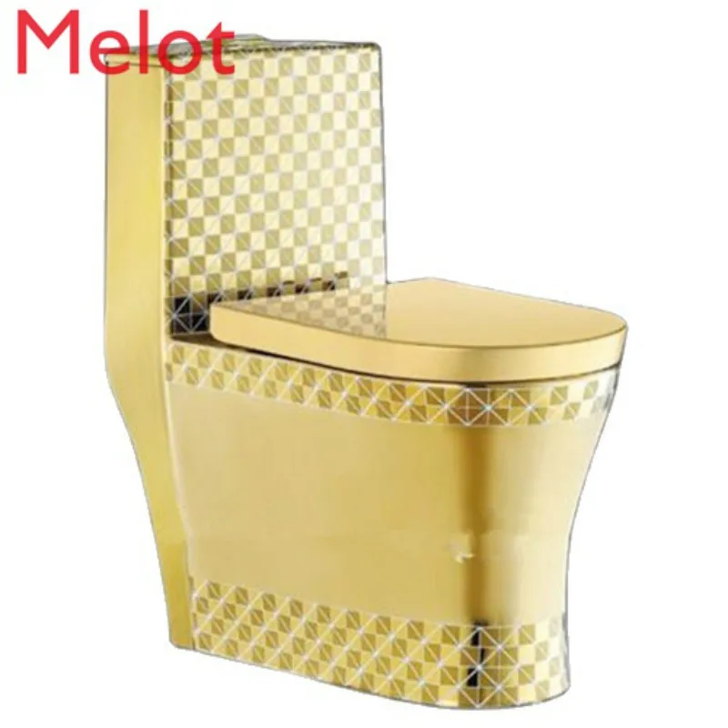 

Bathroom golden color wc toilet gold toilet for sale