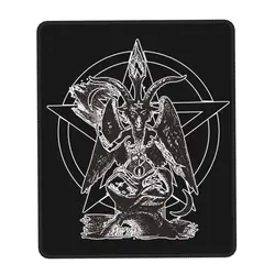 Baphomet Custom Design podkładka pod mysz do gier antypoślizgowa gumowa podstawa podkładka pod mysz biurowe podkładki pod laptopa grad szatan Demon Pentagram podkład na biurko