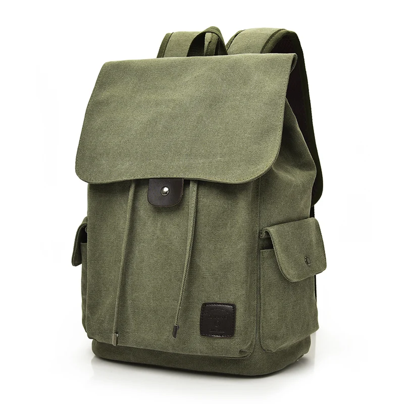 Neue Hohe Qualität Leinwand Männer Rucksack Große Schulter Schule Tasche Rucksack Für Jungen Reise Mode Camping Taschen Mode Einfache Taschen – Detail 12