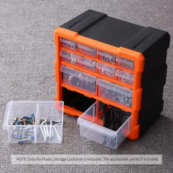 Drawer Plastic Parts Storage Box Multiple Compartments Slot Hardware Box Organizer Craft Cabinet Tools Components Container Acce