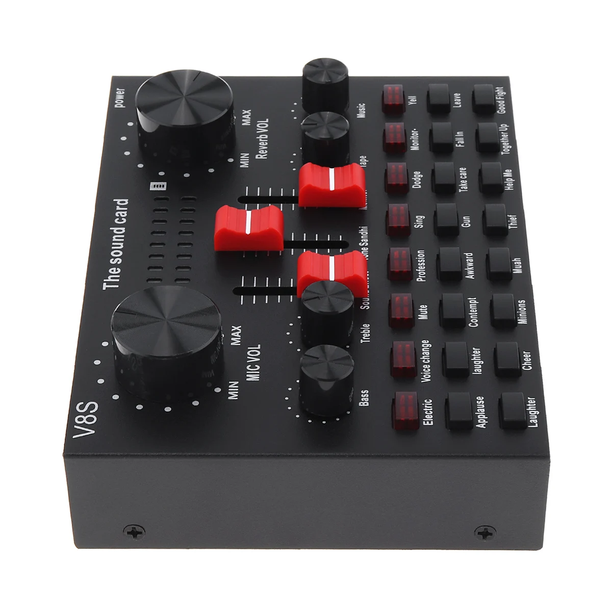 USB External Sound Card Headset Microphone Webcast Live Broadcast Multi Speaker Surround 3D for PC Computer Smartphone