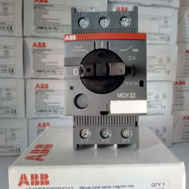 ABB Motor protector circuit breaker MO132 - 0.16 ...32 MO132-0.16 MO132-1.0  MS132-6.3 MO132-10 MO132-12 MO132-25 MO132-32