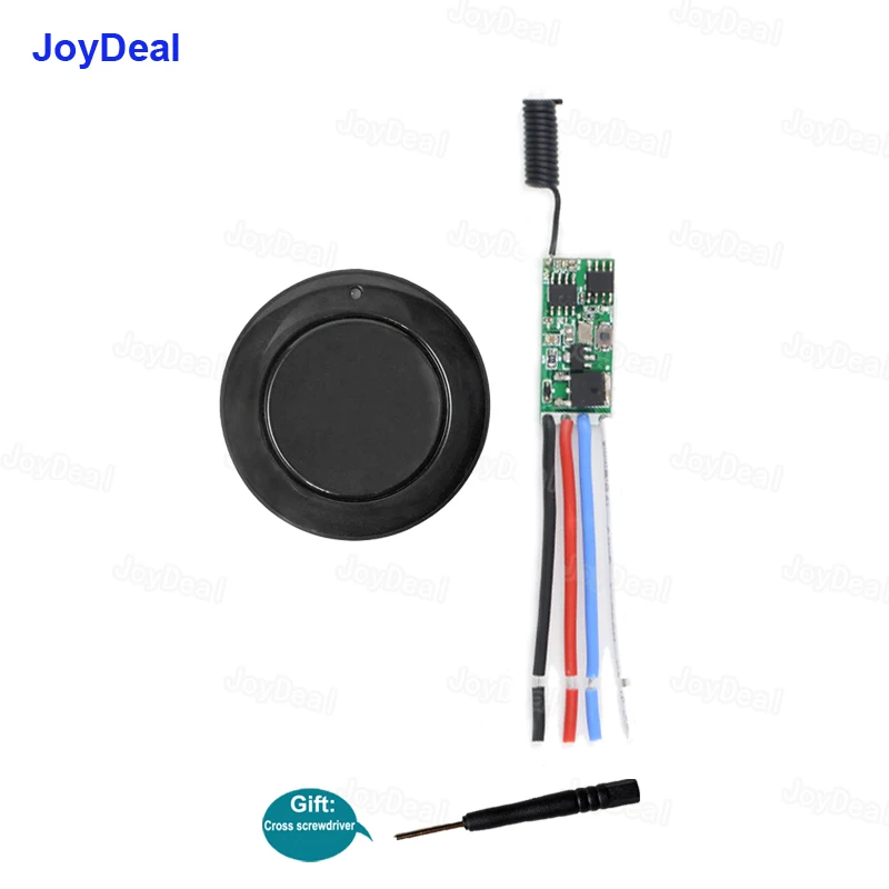 JoyDeal DC 3.7V 6V 7V 9V 12V Micro RF Relay Wireless Remote Control Switch Car LED Lamp Controller Receiver Transmitter Diy Kits