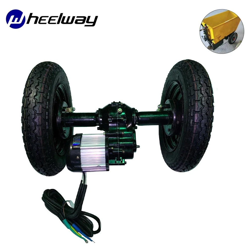 Rear Axle Electric Bicycle, Brushless Motor, Tricycle Accessories, High Power, 500W, 800W, 1200W, Accept Customiza