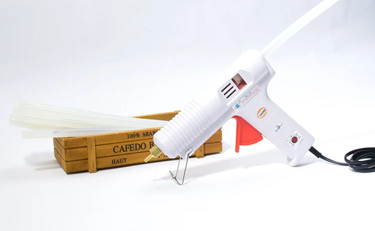 80W/150W Hot Melt Kleber Gun Smart Einstellbar Temperatur Kupfer Düse Heizung Maulkorb Durchmesser 11mm Industrie pistolen Reparatur Werkzeug – Detail 11