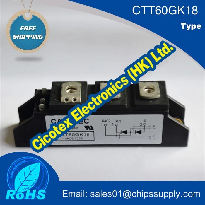 

CTT60GK18 Тиристор мощности модуль тиристора-тиристорные модули IGBT