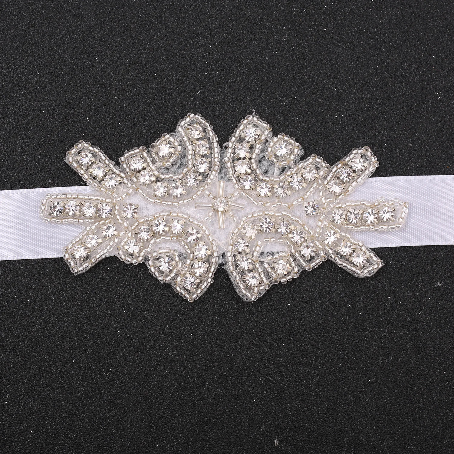 SESTHFAR Rhinestone Bridal Belt Bridesmaid Sash Crystal Headband Wedding Belt Women Dress Accessories