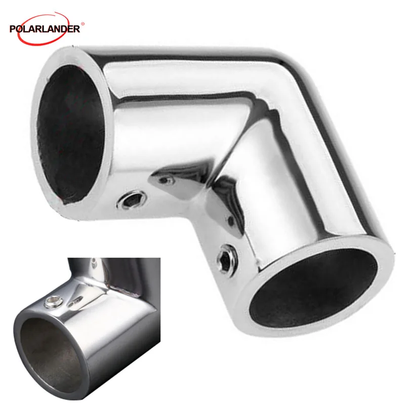 Boat Hand Rail Fitting 1PC 316 Stainless Steel Heavy Duty Marine Grade Fit 90 Degree Elbow For 25mm Pipe Tubing Mount Hardware