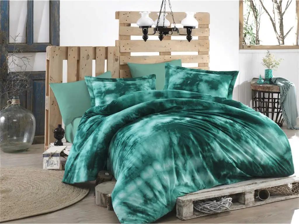 Mystery Double Personality Duvet cover set Green