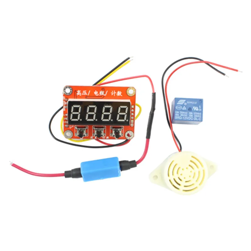 Compteur de batterie haute tension, voltmètre, affichage numérique, mini onduleur CNC avec alarme à 8 lumières