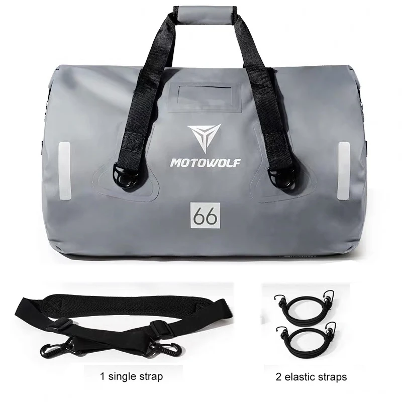 

Motorcycle Waterproof Tail Bags Back Seat Bags Motorbike Scooter Sport Luggage Backpack for Kawasaki Vn 1500 1600 1700 800 900