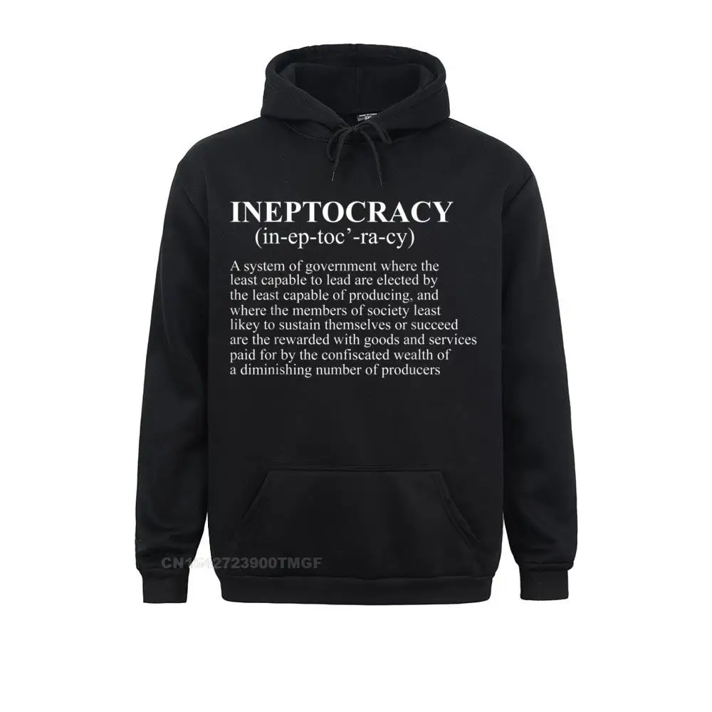 

Hoodies Men's Sweatshirts Ineptocracy Oversized Hoodie Funny Ineptocracy Shirt Definition Slim Fit Sportswears Latest