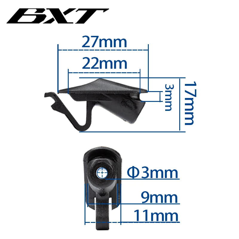 BXT-Accesorios de transmisión de cuadro de bicicleta, desviador de bicicleta de montaña/freno, enchufe de línea, bucle de plomo