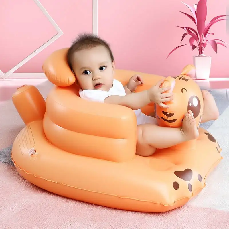 надувной диван Детская мебель Children Furniture Silla Infantil Baby Cartoon Backrest Learn To Sit Magic Seat Inflatable Sofa