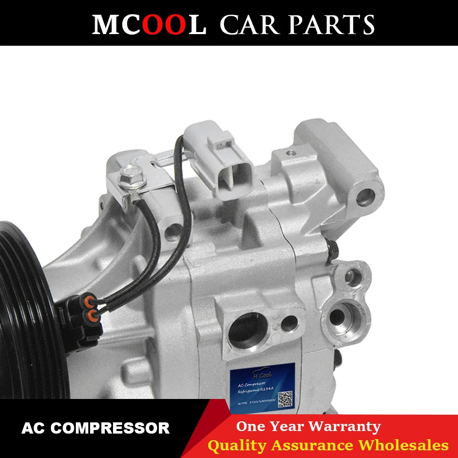 FOR AC Compressor For Toyota Echo 2000-05 1.5L 8831052080 88310-52080 8831052351 88310-52351 8832052010 88320-52010 88