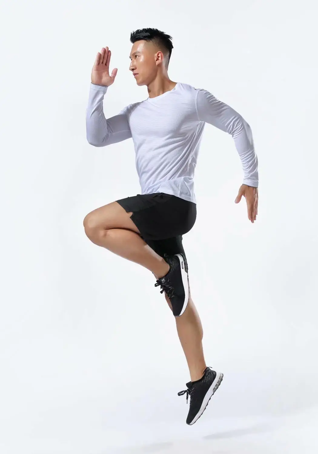 Long Sleeve Sport Shirt Men Fitness T shirt Gym Tshirt Sportswear Dry Fit  Running Quick dry Compression Shirt Workout Sport Top