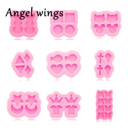 DY0891 Many Shapes Butterfly/Mouse/square/round/heart Studs Earrings Silicone Molds - Resin Mould - Epoxy DIY Jewelry Craft Tool