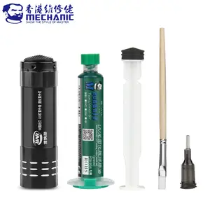 Bilashmart MECHANIC UV Photosensitive Solder Mask Ink BGA PCB Circuit Board Paint Soldering Paste Oil Insulating Prevent Corrosive Arcing