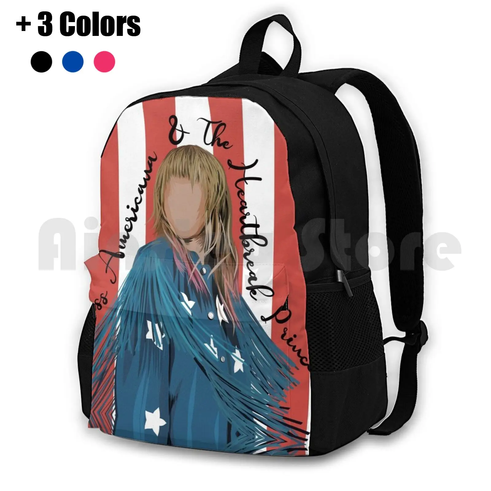 Miss Americana & The Heartbreak Prince Outdoor Hiking Backpack Waterproof Camping Travel Lover Miss Americana And The